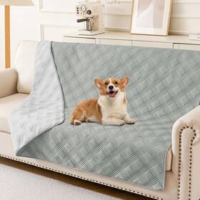 Hyha 445018959910 Waterproof Dog Blanket Reversible Pet Bed Soft Sofa Couch Cover F