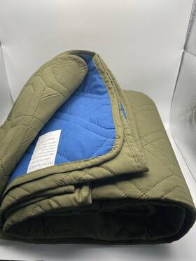 X004eak7ct Hyha Waterproof Machine Washable Polyester Pet Sofa Blanket Green/navy Blue