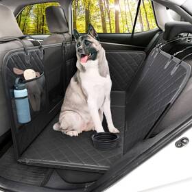 Illiepet 198715613810 Dog Car Seat Cover For Back Half Or Full - 3-way Backseat Hammock Fo