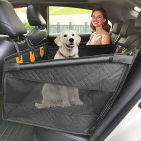 Zszc-a042 Imaboie Dog Car Seat For Large Dogs And Medium Up To 110 Lbs - Pet Backseat With W