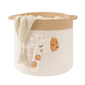 Ytm-202504-050 Inough Large Blanket Baskets For Living Room Decor Toy Storage Woven Cotton