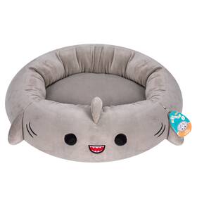 Jpt0113-l Jazwares Llc Gray Shark Pet Bed - Large Ultra Soft Plush