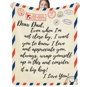Jbralid 797725897540 To My Dad Gift Blanket Throw From Daughter Son For