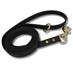 B07wjpqph7 Jim Hodges Dog Training Gummy Biothane Leash - 4ft Black Usa Made