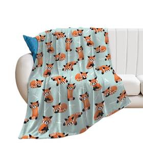Jreergy 011237961892 Cute Panda Blanket Soft Lightweight Flannel For Couch Sofa Travel Living Room