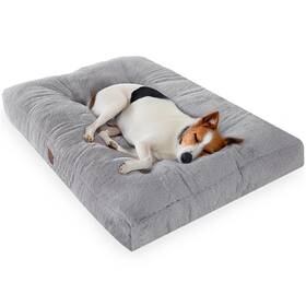 Mdhy000226 Jungolica Pet Products Plush Calming Dog Crate Beds For Dogs Washable Bed Fluffy Sleeping