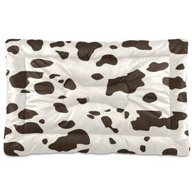 G02w20001 Juzihai Cow Leopard Dog Bed Mat Crate Pad Pet Mats Cat Beds With Non-slip Bottom