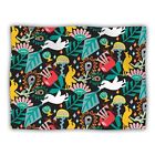 Kess Inhouse Agnes Schugardt Folk Fusion Rainbow Abstract Pet Blanket 60 By 50 616913431512