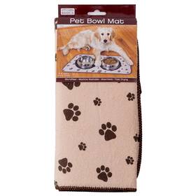 423001 Kitchen Basics Microfiber Pet Bowl Feeding Mat Anti-skid And Absorbent 10 I