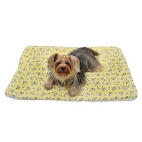 Kblnk063 Klippo Dog/puppy Soft Flannel And Ultra-plush Blanket One Size Hopping Bunny