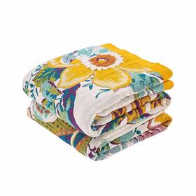 Km-bt-01 Kmbfwu Farmhouse Throw Blanket 80 Inch X 90 Boho Blankets For Couch Cover 100% C