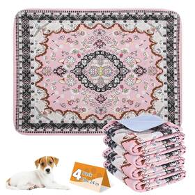 Kooltail Bjsj067 Fg1824 4 Washable Pee Pads For Dogs 4 Pack Super Absorbent Reusable Puppy Tr