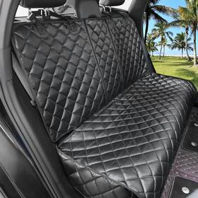 Erxc112 Kritterkorner Dog Car Seat Cover Heavy-duty Pu Leather Back For Dogs -waterproof