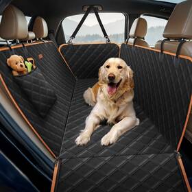 St-a0046-au Lantoo Dog Seat Cover Upgrade Large Back Pet Hammock For Cars Truc