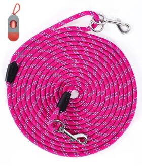 B0fbrq3wtd Lanwandeng Long Dog Leash 10-100ft Reflective Tie Out Training Walk Play Heavy Duty