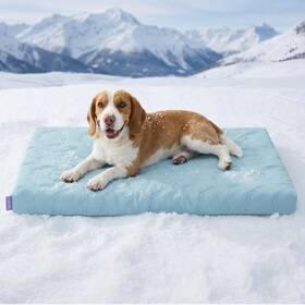 Le Sure Us000028clt Cooling Dog Beds Large Sized Q-max 0.5 Mat With Removabl