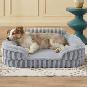 Us001615g0m Le Sure Cute Dog Bed Medium Size Orthopedic Waterproof Pet Beds W