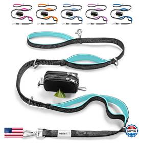 B0d2pp42p5 Leashrr 2.0 No Pull Dog Leash For Large Dogs 6ft Reflective Bungee Heavy Duty