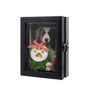 Le20223110006 Lemonupie Pet Memorial Shadow Box Paw Print Pit For Dogs Kit Cats