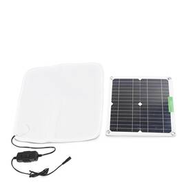 Licaevey 089147130712 Solar Panel Pet Heating Pad 12v 50w - Portable Soft Heated Blanket For Dogs Cats