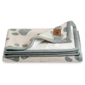 Little Dedi 682811099682 Small Pet Blanket - 100% Organic Cotton Double Layer Plush Sherpa Soft Plus