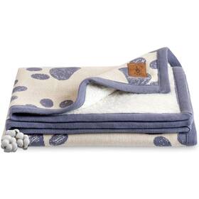 Little Dedi 682811099699 Small Pet Blanket - 100% Organic Cotton Double Layer Plush Sherpa Soft Plus