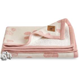 Little Dedi 682811099705 Small Pet Blanket - 100% Organic Cotton Double Layer Plush Sherpa Soft Plus