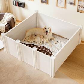 Dp-001 Little Dove Whelping Box For Large Breed Dogs Puppies Pvc Puppy Plaype