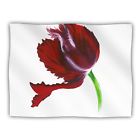 Lm1010aab01 Kess Inhouse Lydia Martin Dark Purple Tulip Pet Dog Blanket