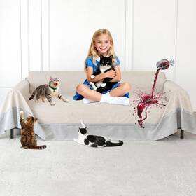 0520 Loiion Living Room High Stretch Sofa Cover Pets Dogs Friendly Cat Scratch Furniture