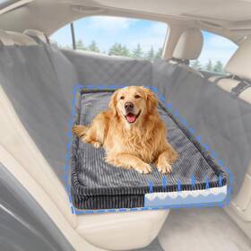Re-22 Loiion Dog Car Bed Non-slip Backseat Extender Pet Mat Removable Washable F