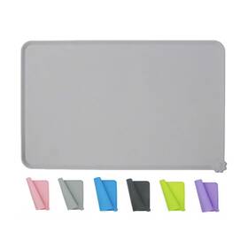 Love Dream 505414902268 Silicone Pet Feeding Mat Waterproof Dog Cat Bowl Raised Edge