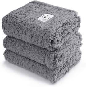 Luciphia 445023873898 1 Pack 3 Calming Blankets Fluffy Premium Fleece Pet Blanket Soft Sherpa Throw Fo
