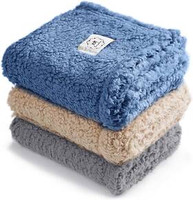 Luciphia 445045569540 1 Pack 3 Calming Dog Blanket Fluffy Premium Fleece Pet Blankets Soft Sh