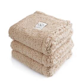 Luciphia 941026645636 1 Pack 3 Calming Blankets Fluffy Premium Fleece Pet Blanket Soft Sherpa Throw