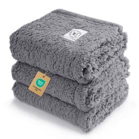 Luciphia 941026669700 1 Pack 3 Calming Blankets Fluffy Premium Fleece Pet Blanket Soft Sherpa Throw