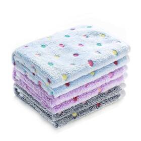 Luciphia 941026673783 1 Pack 3 Blankets Super Soft Cute Dot Pattern Pet Blanket Flannel Throw For D