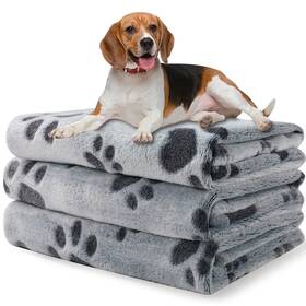 Tz-250-apgr-l Luciphia Small Fleece Dog Blankets Gift For Puppy Essential Calming Cat Bed Blanket Me