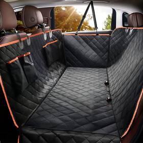 Bjp0809 Lufebut Dog Car Seat Cover - Waterproof Pet Hammock With 4 Bags Side Flap ... Fast Ship