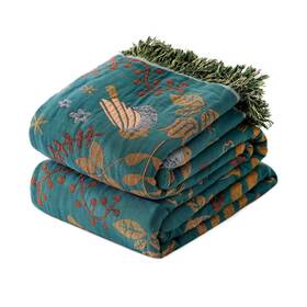 Chunniaolan-150 Lutbm Chunniaolan-150× 200 Boho Throw Blanket For Bed 100% Cotton Ultra Soft Rustic Quilt Fall B