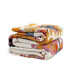 Shuimo-150 Lutbm Shuimo-150× 200 Boho Throw Blanket 100% Cotton Ultra Soft Bed Large Summer Flor