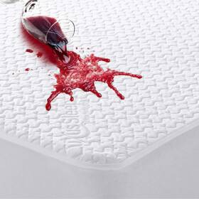 Ls001 Luxus Sleep Waterproof Mattress Protector Twin Size - 3d Air Fabric Anti-microbial Anti-b