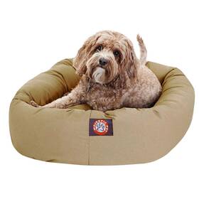 Majestic Pet 479204225593 Poly/cotton Bagel Bed For Dogs Calming Dog Washable Small