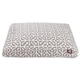 78899550278 Majestic Pet Gray Aruba Large Rectangle Indoor Outdoor Dog Bed With Removable Washable