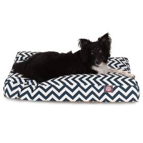 78899550289 Majestic Pet Chevron Rectangle Dog Bed Washable Non Slip Comfy &