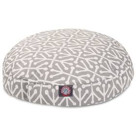 78899550678 Majestic Pet Gray Aruba Small Round Indoor Outdoor Dog Bed With Removable Washable Cov