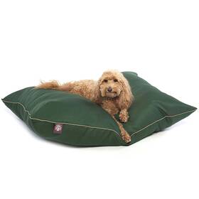 78899565353 Majestic Pet Super Value Machine Washable Dog Bed Medium Green