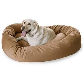 78899561155 Majestic Pet Products Bagel Bed For Dogs Calming Dog Washable