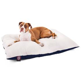 78899565242 Majestic Pet Products Color Rectangular Pillow Dog Bed Machine Washable
