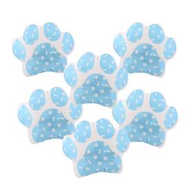 Hy-23 Marialler Dog Paw Balloons Blue Party Decorations 20 Inch Pack Of 6 Pet Puppy T